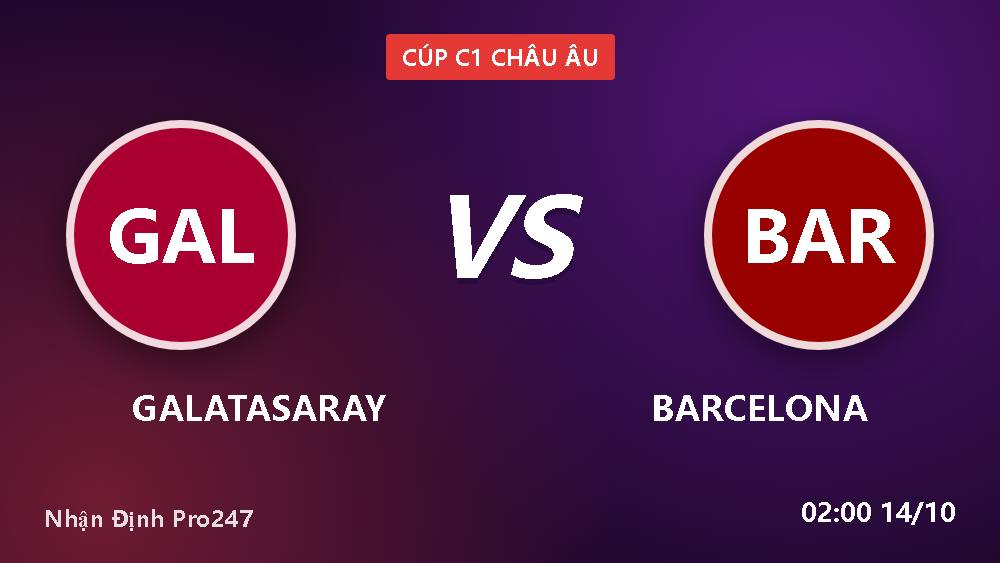 Galatasaray vs Barcelona 13/10/2026: Soi kèo & cách đọc tỷ lệ -320